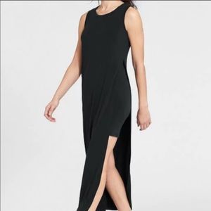 Athleta Gaia Maxi Dress with Side Slit